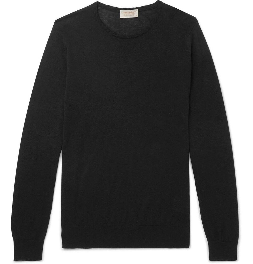 John Smedley Theon Slim-Fit Sea Island Cotton Cashmere-Blend Sweater- M